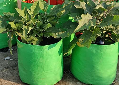 Grow Bags 15x15 inch, 230 GSM Strong - Pack of 7