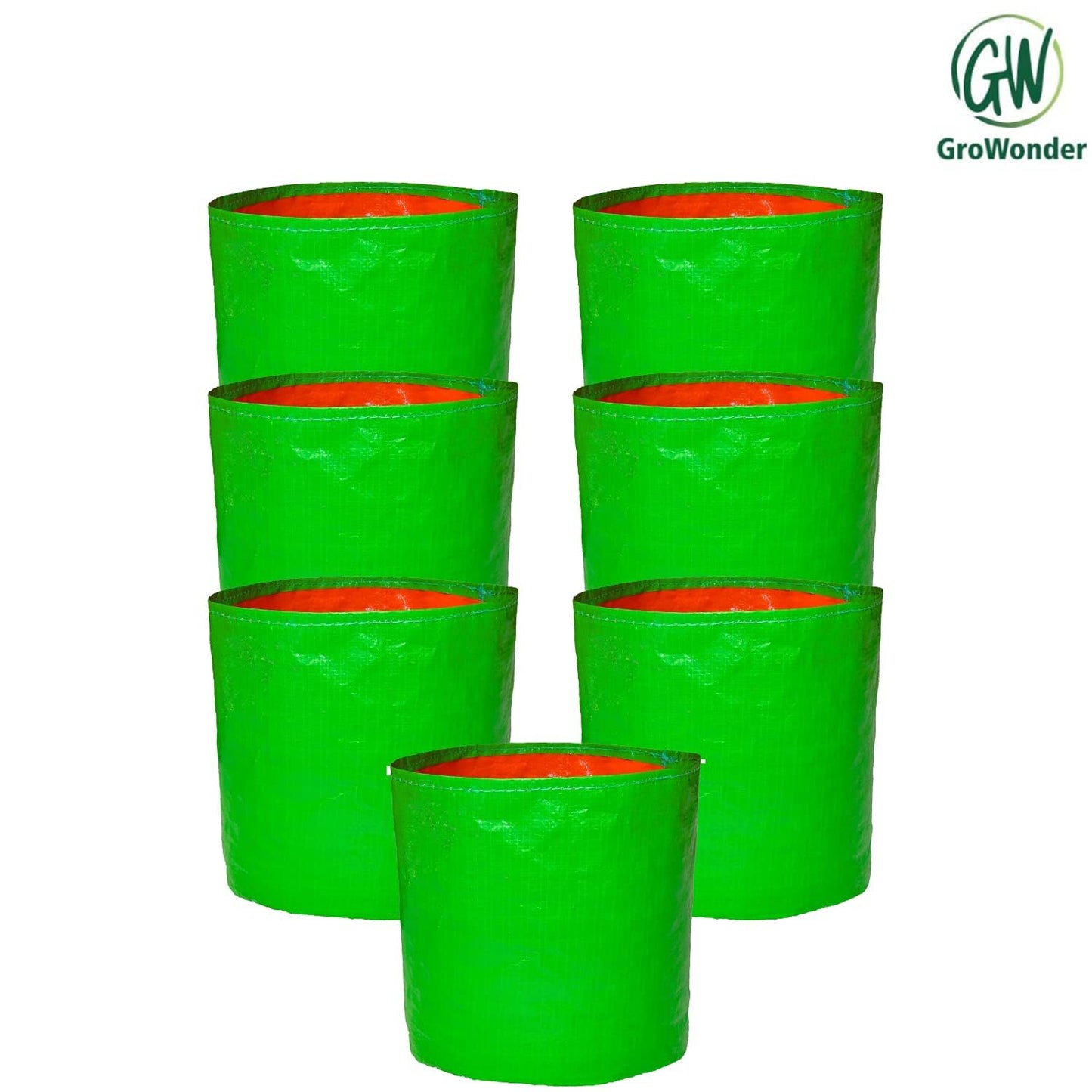Grow Bags 15x15 inch, 230 GSM Strong - Pack of 7