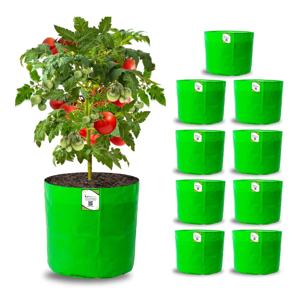 12x12 Grow Bags for Terrace Garden, HDPE 260 GSM(Pack of 10)