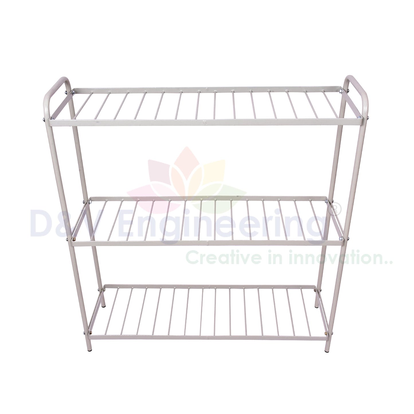 Metal 3-Tier Indoor Outdoor Multipurpose Plant Stand Rack