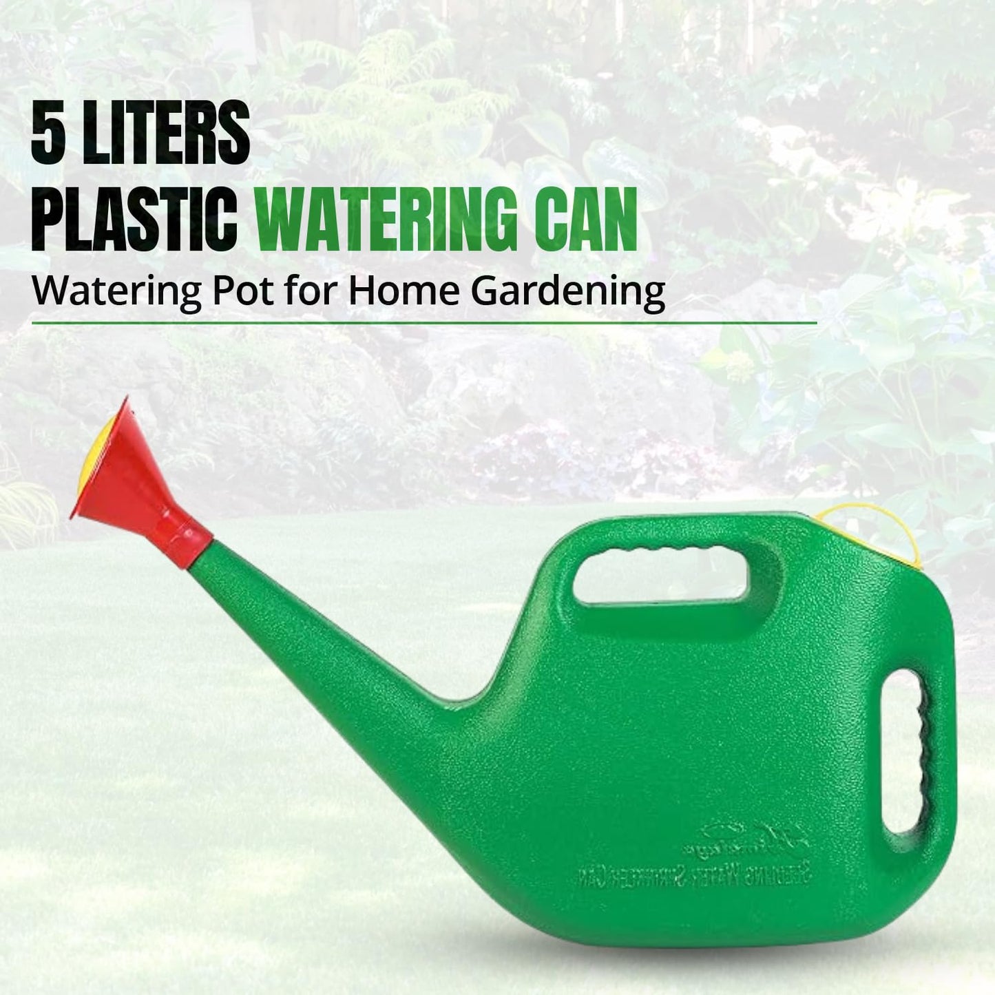 Watering Can with Sprayer for Plants/Garden (5L)