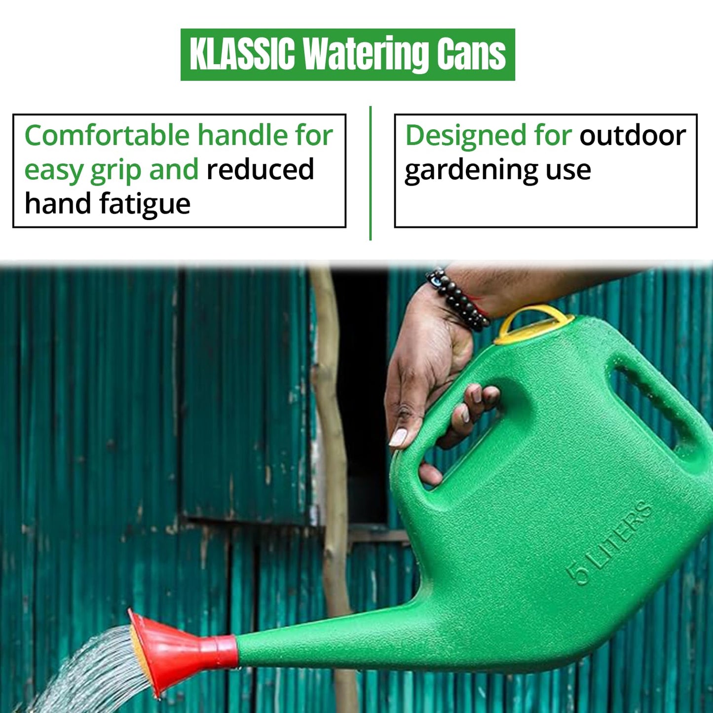 Watering Can with Sprayer for Plants/Garden (5L)