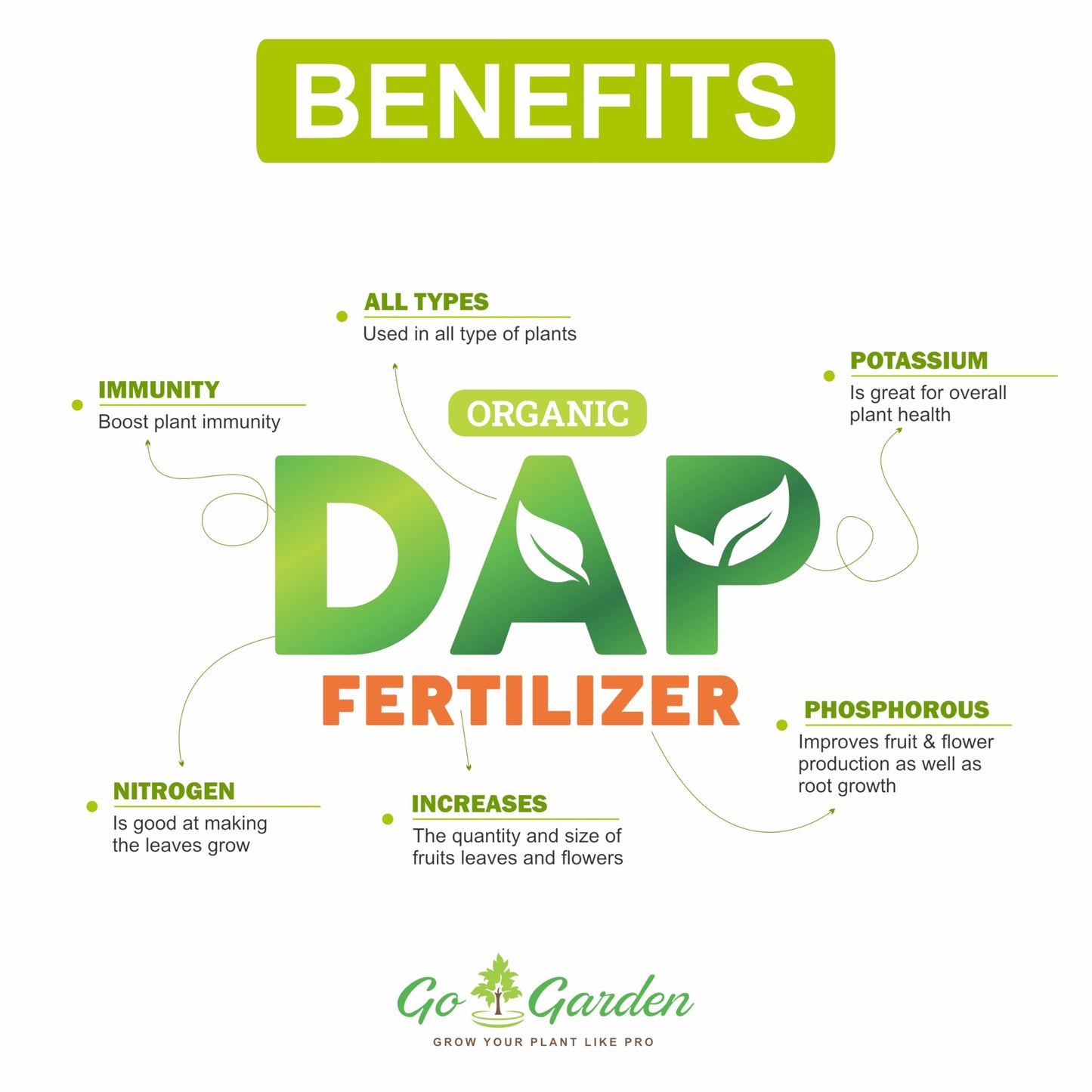 All Purpose Bio DAP Fertilizer for Home Plants & Gardening Purpose