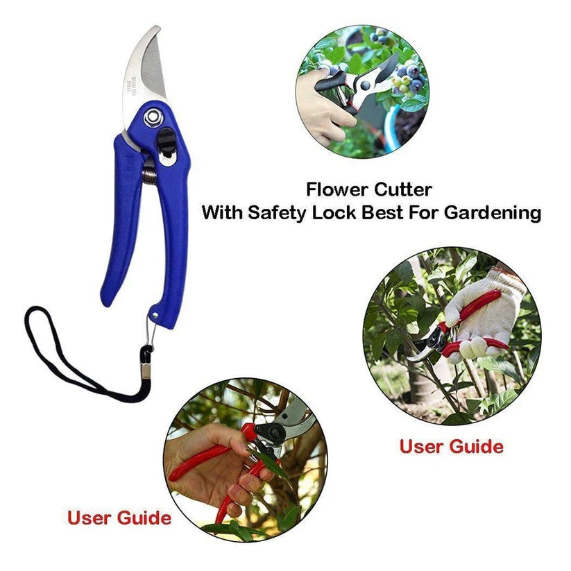 Garden Plant Scissors - For Cutting & Pruning