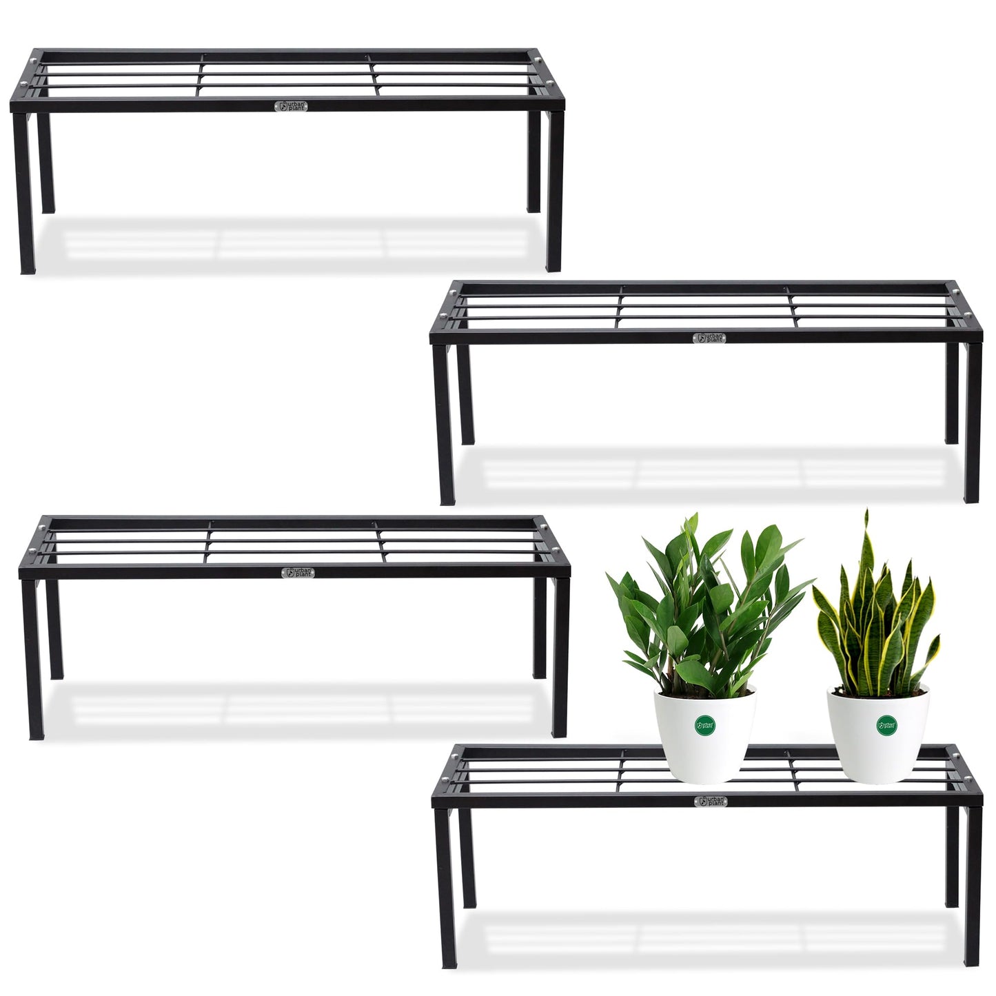 Metal Plant/Pot Stand for Garden (Pack of 4)