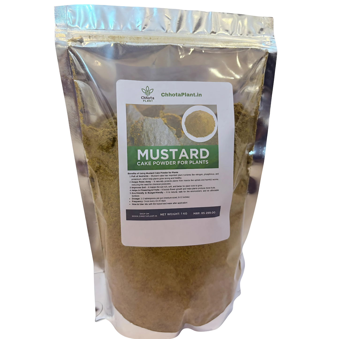 Mustard Cake Powder for Plant - 1 Kg